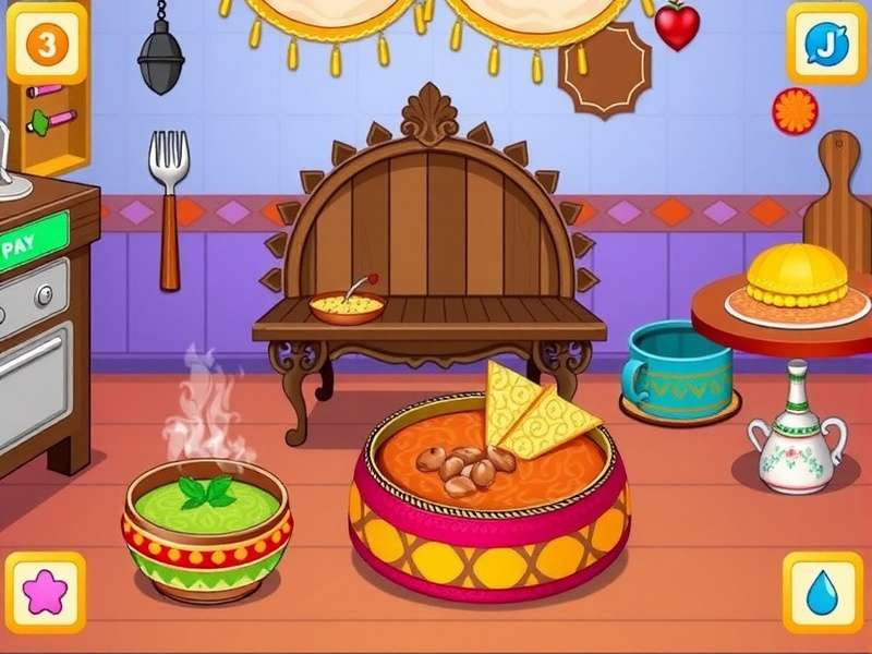 Indian Cuisine Draw Game Screenshot