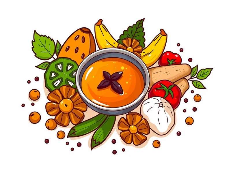 Indian Cuisine Draw Ingredient Matching